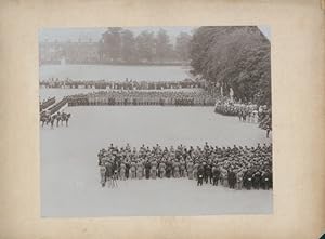 Foto Potsdam in Brandenburg, Militärparade, Kaiser Wilhelm II., Neues Palais, Sanssouci, 1894