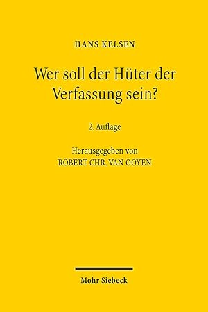 Seller image for Wer soll der Hter der Verfassung sein? for sale by moluna