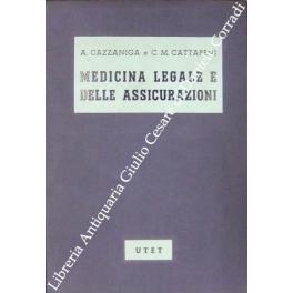 Bild des Verkufers fr Medicina legale e delle assicurazioni zum Verkauf von Libreria Antiquaria Giulio Cesare di Daniele Corradi