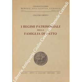 Seller image for I regimi patrimoniali della famiglia di fatto for sale by Libreria Antiquaria Giulio Cesare di Daniele Corradi