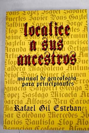 Imagen del vendedor de Localice a sus ancestros a la venta por Alcan Libros