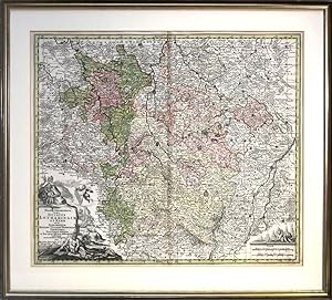 Mappa Geographica in qua Ducatus Lotharingiae et Barr ut et Episcopatuum Metens. Tullens. Verdune...