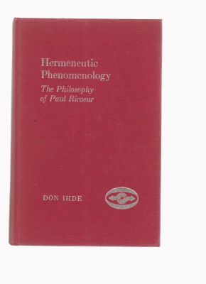 Bild des Verkufers fr Hermeneutic Phenomenology zum Verkauf von Robinson Street Books, IOBA