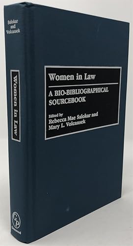 Bild des Verkufers fr Women in Law: a Bio-Bibliographical Sourcebook zum Verkauf von Oddfellow's Fine Books and Collectables