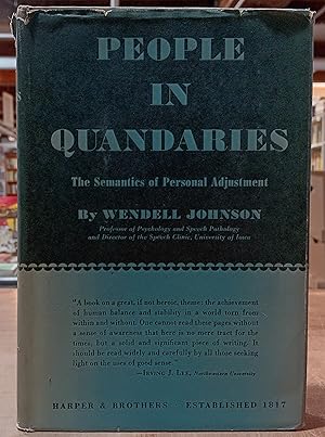 Image du vendeur pour People in Quandaries: The Semantics of Personal Adjustment mis en vente par Grey Matter Books