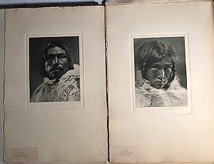 Portfolio of Six (6) Photogravure Plates of Eskimos from Photographs by Robert J. Flaherty.