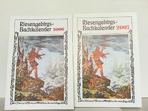 Bild des Verkufers fr Konvolut aus 2 Riesengebirgs-Buchkalender 2007 und 2006. zum Verkauf von Antiquariat Ehbrecht - Preis inkl. MwSt.