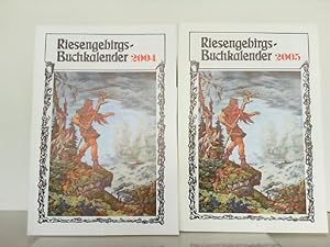 Bild des Verkufers fr Konvolut aus 2 Riesengebirgs-Buchkalender 2005 und 2004. zum Verkauf von Antiquariat Ehbrecht - Preis inkl. MwSt.