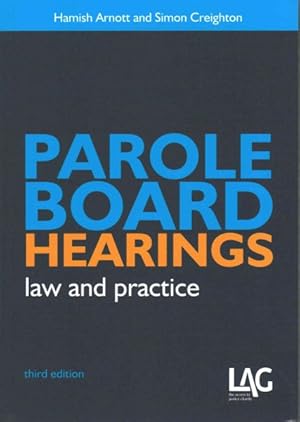 Image du vendeur pour Parole Board Hearings : Law and Practice mis en vente par GreatBookPricesUK
