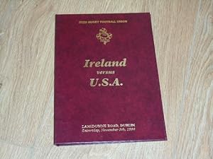 Seller image for Official VIP Programme Ireland v USA 5th November, 1994 for sale by Dublin Bookbrowsers