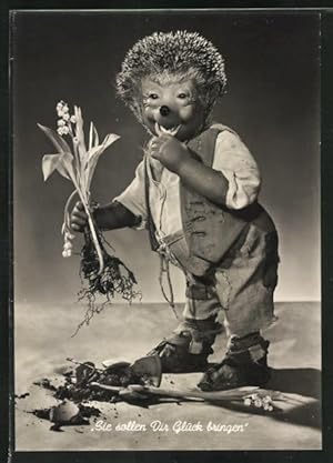 Bild des Verkäufers für Ansichtskarte Mecki und der zerbrochene Blumentopf zum Verkauf von Bartko-Reher