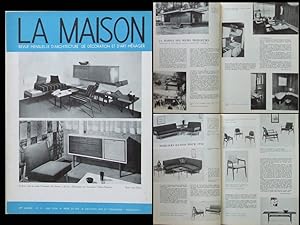 LA MAISON N°5 1956 MAISON DES JOURS MEILLEURS, Jean Prouvé, MOBILIER DANOIS