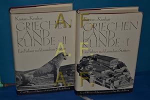 Bild des Verkufers fr Griechenlandkunde. Ein Fhrer zu klassischen Sttten, in 2 Bndenm: Halbband: Athen und die Landschaften um den Saronischen und den Korinthischen Golf. / 2. Halbband: Die griechischen Landschaften und die Inseln zum Verkauf von Antiquarische Fundgrube e.U.