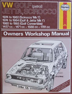 VW Owners Workshop Manual: VW Gold (petrol), Jetta, Scirocco