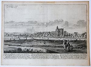 Antique print, etching | Brederode castle and its ghost (counterproof)/Kasteel Brederode bij Haar...