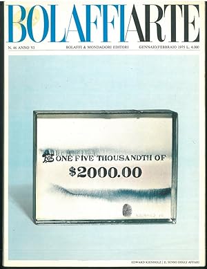 Bolaffi Arte, n.46, anno VI, gennaio - febbraio 1975