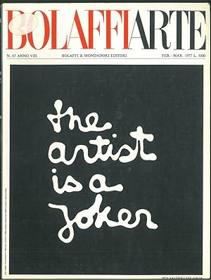 Bolaffi Arte, n. 67, anno VIII, febbraio - marzo 1977