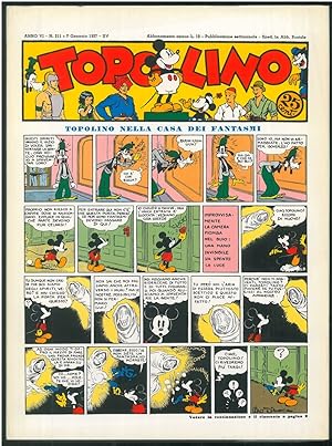 Topolino 1937-1,2,3,4. Grandi ristampe. Annata completa.