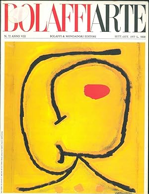 Bolaffi Arte, n. 72, anno VIII, settembre- ottobre 1977