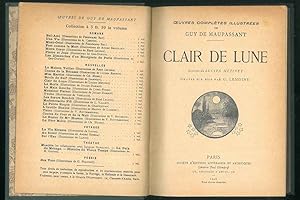 Ouvres completes illustrees - Clair de lune. Dessins de Lucien Metivet, graves sur bois par G. Le...
