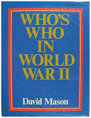 Seller image for Who's Who in World War II for sale by Entelechy Books