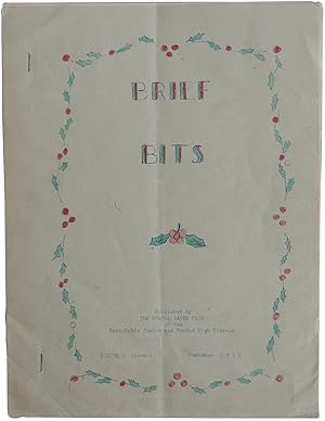 Brief Bits. Volume I Issue 1. December 1932