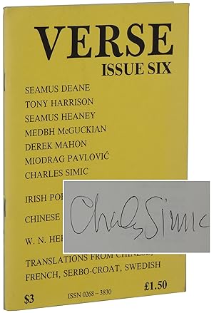 Image du vendeur pour Verse. Issue Six mis en vente par Crow Hop Rare Books