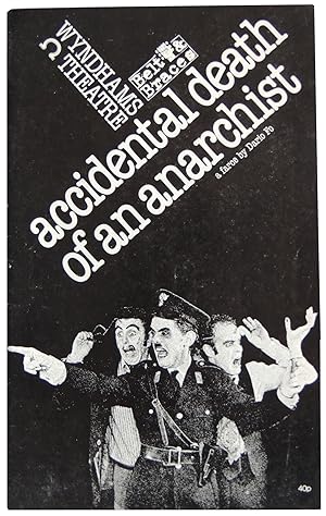 Playbill for Accidental Death of an Anarchist A Farce by Dario Fo
