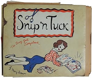 Snip n Tuck: The Busy Gals Scrapbook. 1950s scrapbook belonging to a young woman from Columbus, GA