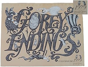 Broadside for Gorey Endings: A Calendar for 1979