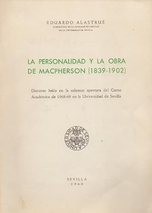 Seller image for LA PERSONALIDAD Y LA OBRA DE MACPHERSON 1839-1902. for sale by Librera Raimundo