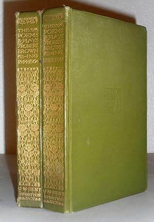 The Poems of Robert Browning, Vol I 1833-1844 and Vol II 1844-1864 (Everyman's Library)