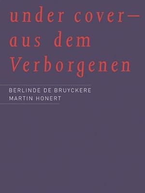 Seller image for Under Cover - Aus Dem Verborgenen for sale by GreatBookPricesUK