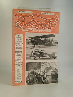 Seller image for Flugsport. XXVIII. Jahrgang 1936, Nr. 8 Illustrierte technische Zeitschrift für das gesamte Flugwesen for sale by ANTIQUARIAT Franke BRUDDENBOOKS