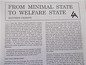 Immagine del venditore per From Minimal State to Welfare State (Libertarian Alliance Historical Notes No. 10) venduto da Bloomsbury Books