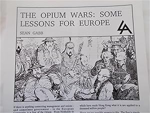 Immagine del venditore per The Opium Wars: Some Lessons for Europe (Libertarian Alliance Historical Notes No. 5) venduto da Bloomsbury Books