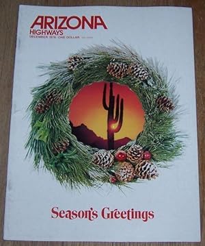 Seller image for ARIZONA HIGHWAYS MAGAZINE DECEMBER 1976 for sale by Gibson's Books