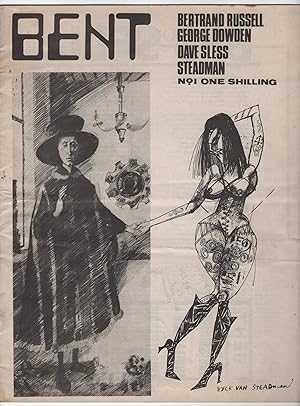 Image du vendeur pour Bent 1 (Bent Magazine No. 1, 1964) - includes cover and early work by Ralph Steadman mis en vente par Philip Smith, Bookseller