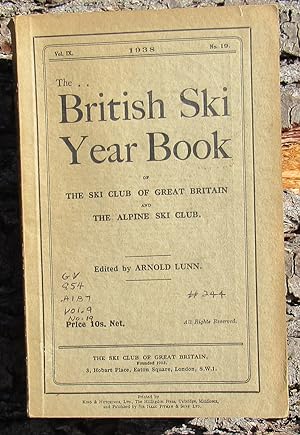 British Ski Year Book 1938 Volume IX No. 19