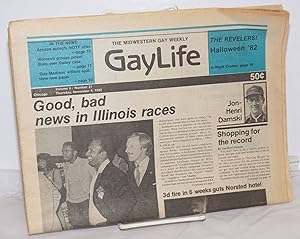 Imagen del vendedor de Chicago GayLife: the international gay newsleader; vol. 8, #21, Thursday, November 4, 1982 a la venta por Bolerium Books Inc.