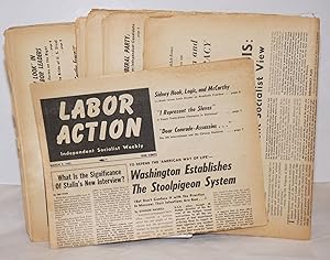 Labor Action [8 issues] 1953 Independent Socialist Weekly