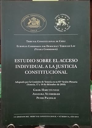 Estudios sobre el acceso individual a la Justicia Constitucional