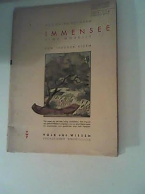 Seller image for Immensee, Eine Novelle Sammelbcherei Dichtung und Wahrheit Serie H, Heft 18 for sale by ANTIQUARIAT FRDEBUCH Inh.Michael Simon