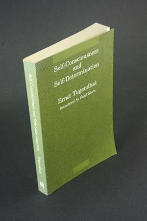 Imagen del vendedor de Self-consciousness and self-determination. Translated by Paul Stern a la venta por Steven Wolfe Books