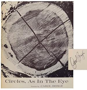 Bild des Verkufers fr Circles, As In The Eye (Signed First Edition) zum Verkauf von Jeff Hirsch Books, ABAA