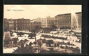 Cartolina Bari, Piazza Umberto I