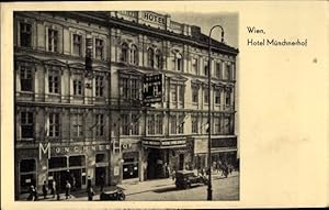 Ansichtskarte / Postkarte Wien 6 Mariahilf, Hotel Münchnerhof, Mariahilfer Straße 81