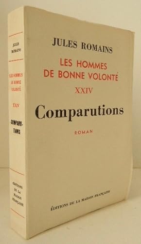 COMPARUTIONS. Les Hommes de bonne volonté XXIV.