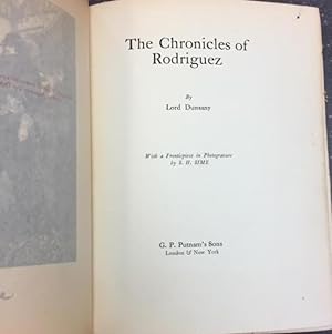 Bild des Verkufers fr THE CHRONICLES OF RODRIGUEZ [SIGNED] zum Verkauf von Second Story Books, ABAA