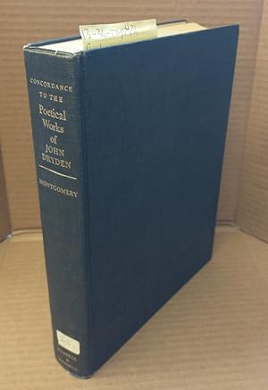 Bild des Verkufers fr Concordance to the Poetical Works of John Dryden zum Verkauf von Second Story Books, ABAA